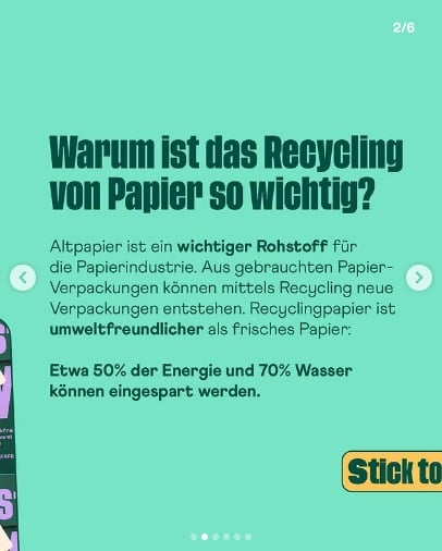 Im Lead-Nurturing-Prozess versorgt Forest Gum die Leads mit passenden Inhalten bei Instagram, die wiederum die Expertise und Glaubwürdigkeit der Brand untermauern