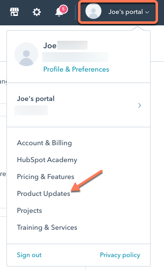 Profile picture location in HubSpot