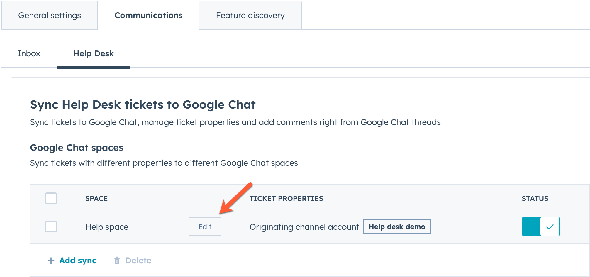 google-chat-sync-ticket-edit-sync