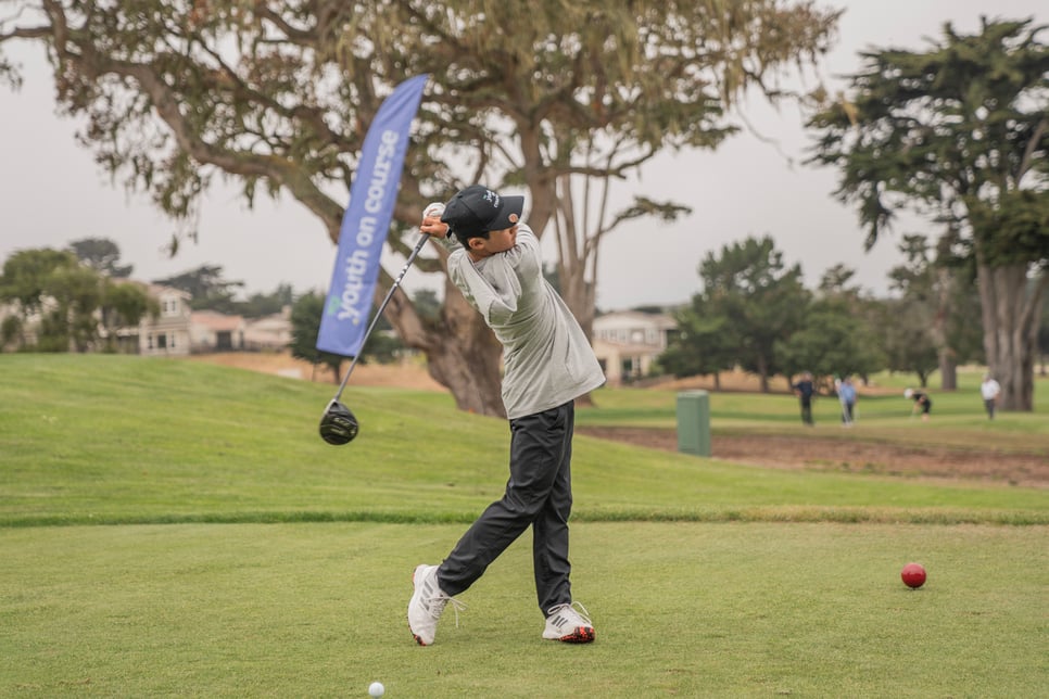 Youth on Golf Course