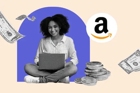 person using a laptop to install an amazon affiliate wordpress plugin