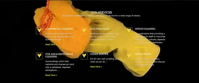 video as background image css example from eagle clean