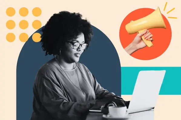 woman finding best time to send a survey
